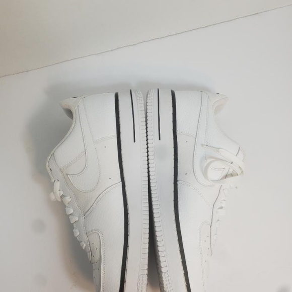 Nike Air Force 1 Low 07 White Black Sneaker 488298-160 Size 11.5 - Picture 13 of 16